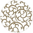 紙コースター 唐草(100枚入) 12806 茶/業務用/新品/小物送料対象商品