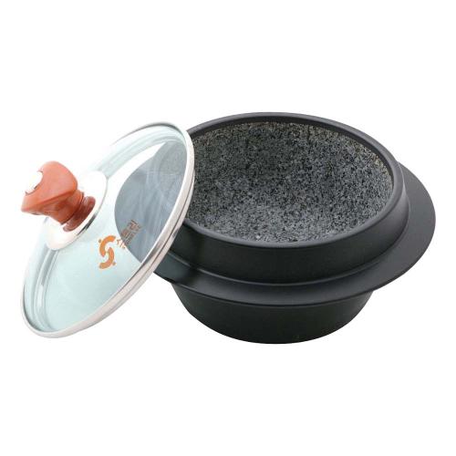 IH アルミ枠付ストーンポット ツバ付 YSIH-0216/業務用/新品/送料無料