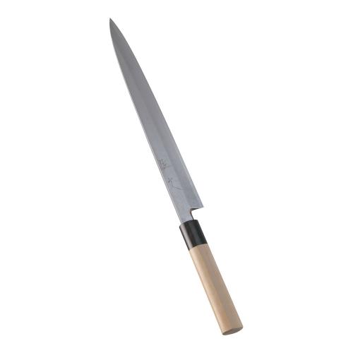 ■商品説明■商品名：SA佐文 柳刃(木製サヤ付) 30cmメーカー品番：9-0298-0103お届け数：1JANコード：4905001015977その他仕様：●背厚(mm):4.3特記事項：●SA 佐文 本霞・白鋼※このページの庖丁の表示サイズは、マチ付庖丁は刃先から マチまで、マチなし庖丁は刃渡り寸法となっております。サイズ：●全長(mm):455●質量(g):220【配送料について】この商品は、全国配送料金無料にてお届け致します。※北海道・沖縄・離島や一部地域では追加配送料が発生致します。【ご注意】画面上の色はブラウザやご使用のパソコンの設定により実物と異なる場合があります。