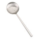 ステンレスパイプ柄ワンピース穴明中華お玉 大/業務用/新品/小物送料対象商品