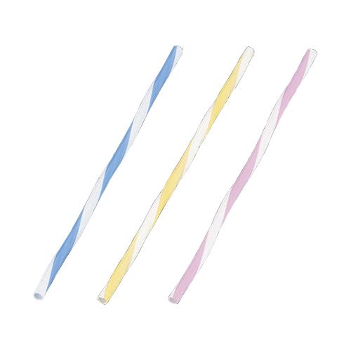 キュアストロー スパイラルストロー裸 (500本入)/業務用/新品/小物送料対象商品