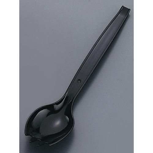 使い捨てフォークスプーン #160 (500本入)黒 袋入/業務用/新品/小物送料対象商品