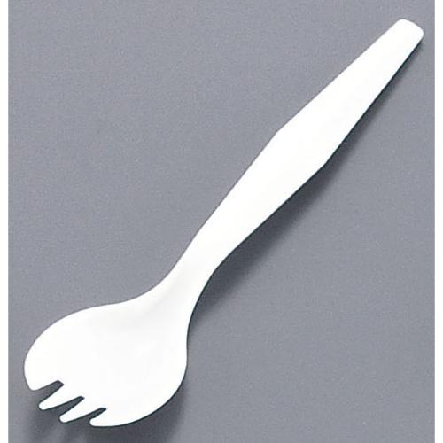 使い捨てフォークスプーン #140 (500本入)白 袋入/業務用/新品/小物送料対象商品