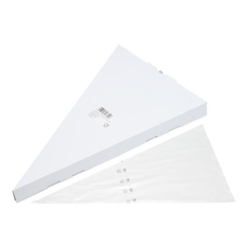 ■商品説明■商品名：サーモ ポリエチレンペストリーバッグ (100枚入)47315メーカー品番：9-1045-1301お届け数：1JANコード：4013528473153メーカー品番：47315特記事項：●材質:ポリエチレン耐熱温度:70度●中身が一目で分かる透明ポリエチレン製。※ドイツサイズ：●底辺×斜辺(mm):300×585【配送料について】【ご注意】画面上の色はブラウザやご使用のパソコンの設定により実物と異なる場合があります。