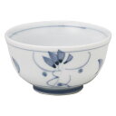 千茶 【古染草花 反千茶】 高さ50mm×直径:94【業務用】