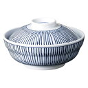 煮物碗 【染十草 京型蓋向】 身の外形直径:145・蓋つきの高さ:80【業務用】