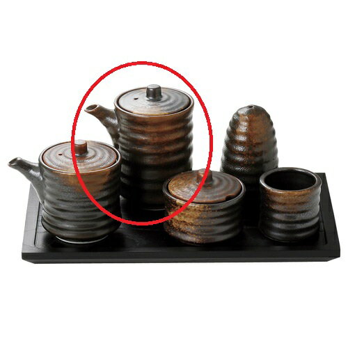 ソース入 焼締 ソース入/業務用食器/新品