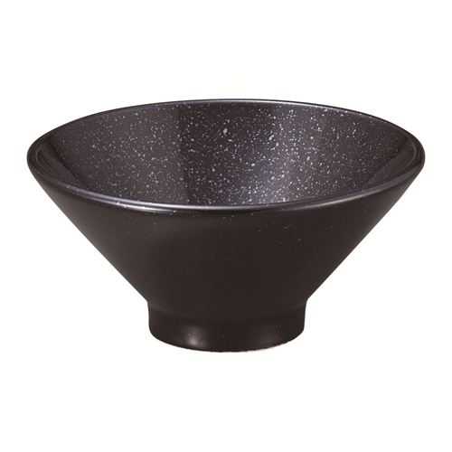 GY079 黒御影 切立ライス碗(中)/業務用/新品/小物送料対象商品