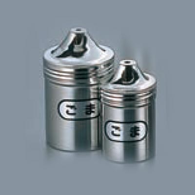 調味缶 小 ゴマ缶 18-8 IK 直径57×98/業務用/新品/小物送料対象商品