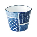 古青藍 藍格子 蕎麦猪口/業務用/新品 /テンポス/小物送料対象商品