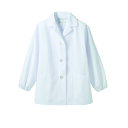 調理衣 レディス 長袖 1-001 (白) /プロ用/新品/小物送料対象商品