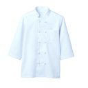 コックコート 兼用 7分袖 6-931 (白) /プロ用/新品/小物送料対象商品