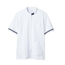 ジャケット メンズ 半袖 白/ネイビー メンズ 72-858/業務用/新品/小物送料対象商品
