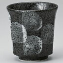 黒吹き小雪八角寿司湯呑 φ8.8×9.1cm 376-168 (10個入) /業務用/新品/小物送料対象商品