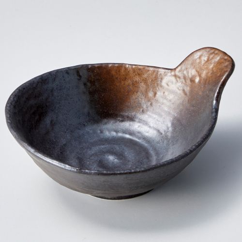 黒備前金茶吹新とんすい 13.1×12.7×4.7cm 122-268 (10個入) /業務用/新品/小物送料対象商品