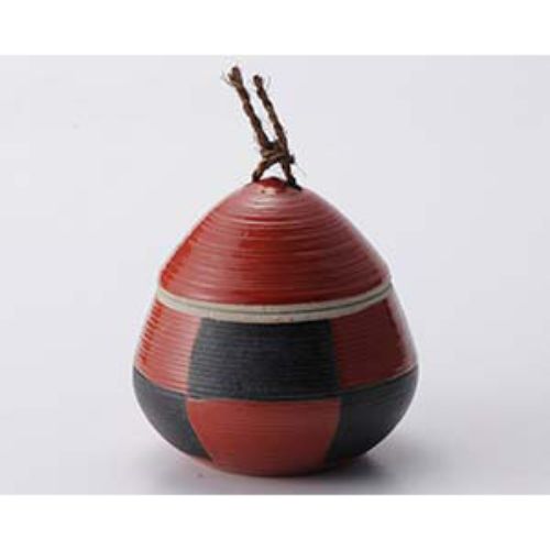 赤市松クリむし碗(小) φ9×9cm(140cc) 111-248/業務用/新品/小物送料対象商品