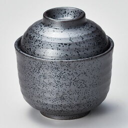 黒釉小蓋物 φ8.6×9cm 109-318 (10個入) /業務用/新品/小物送料対象商品