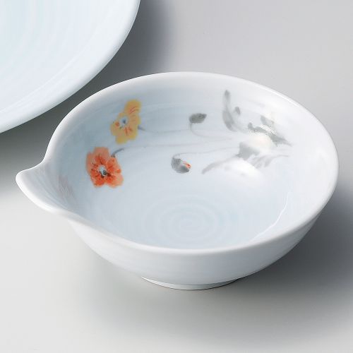 青白磁流花とん水 14×12.1×5.8cm 119-108 (5個入) /業務用/新品/小物送料対象商品