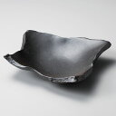 荒黒ちぎり8.0盛皿 24×17.5×5.5cm 205-088/業務用/新品/小物送料対象商品