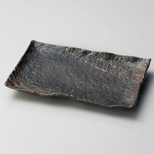 吹雪石目9.5長角皿 29×19×3cm 164-078/業務用/新品/小物送料対象商品