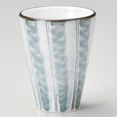 藍染十草リップルフリーカップ φ8.5×10.8cm(305cc) 276-238 (10個入) /業務用/新品/小物送料対象商品