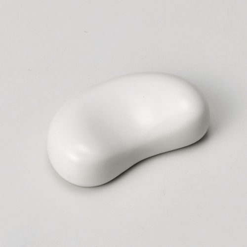 そら豆(白)箸置 4.5×2.6cm 291-028 (20個入) /業務用/新品/小物送料対象商品
