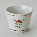 赤絵花そば猪口 φ8.3×6.7cm 301-368 (10個入) /業務用/新品/小物送料対象商品