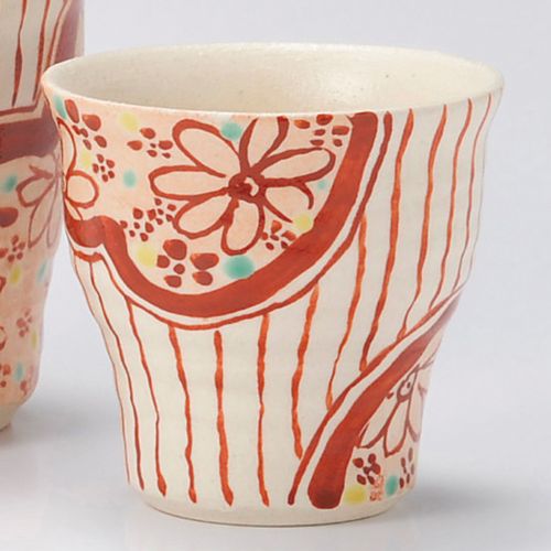 赤絵小町ぐい呑 φ6.8×6.5cm(110cc) 282-028/業務用/新品/小物送料対象商品