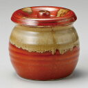 赤釉流1号かめ 8×6.8cm(200cc) 300-058 (10個入) /業務用/新品/小物送料対象商品