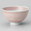 赤千筋飯碗ミニ φ9.9×5.2cm 366-668/業務用/新品/小物送料対象商品(3)