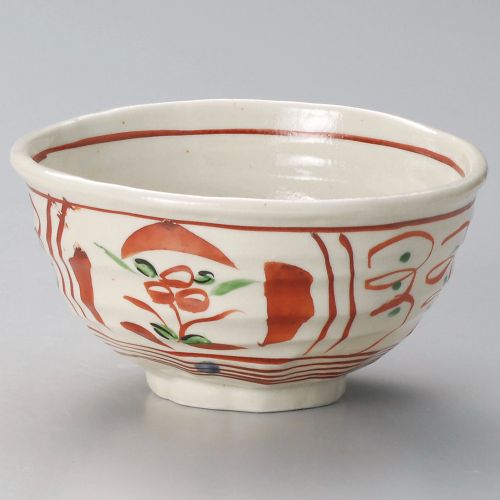 黄釉間取花変型5.5丼 φ16.5×9cm 329-328/業務用/新品/小物送料対象商品