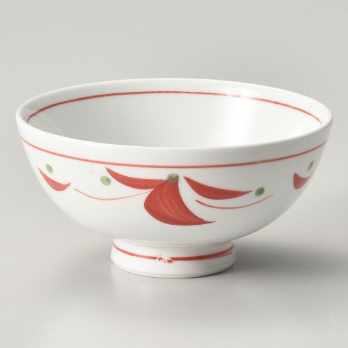 花紋丸茶碗 φ11.4×5.8cm 368-248 (10個入) /業務用/新品/小物送料対象商品