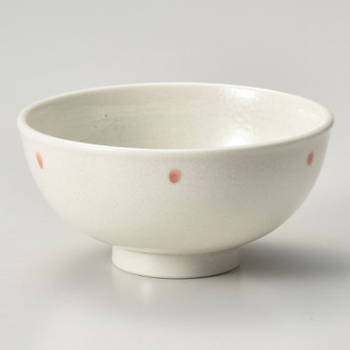 ドット(ピンク)軽量茶碗 φ11.5×5.6cm 369-118 (10個入) /業務用/新品/小物送料対象商品