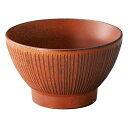 焦がれ柿千段くらわんか4.0飯碗 φ11.8×7.1cm 457-598 (10個入) /業務用/新品/小物送料対象商品(3)