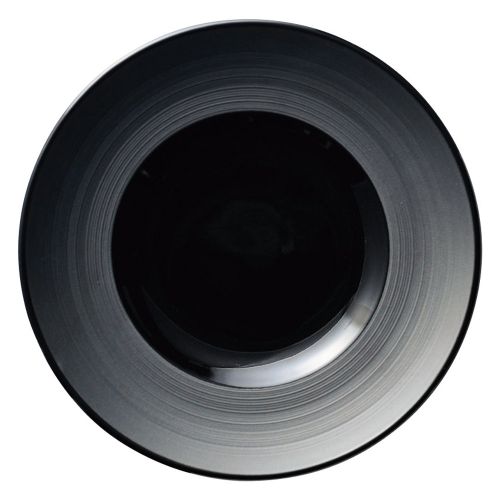 グラシアブラック17cmパン皿 φ17.3×2.4cm 555-088 (5個入) /業務用/新品/小物送料対象商品