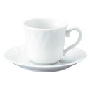 K (10個入) /Wホワイトコーヒー碗 φ7.7×6.5cm(200cc) 583-658/業務用/新品/小物送料対象商品