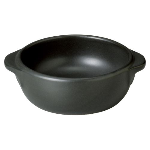 超耐熱黒釉丸グラタン(小) φ12×14.5×4.5cm 601-518 (5個入) /業務用/新品/小物送料対象商品