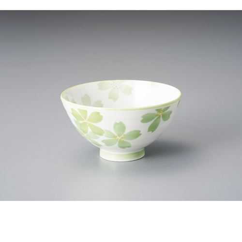 ■商品説明■商品名：桜大平飯碗 グリーンメーカー品番：355-459お届け数：1サイズ(cm)：口径12.3×6.8素材：磁器【配送料について】【ご注意】画面上の色はブラウザやご使用のパソコンの設定により実物と異なる場合があります。