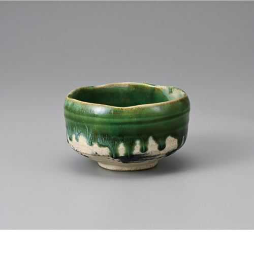 Tea-Utensils - 織部筆絵抹茶碗/業務用/新品/小物送料対象商品