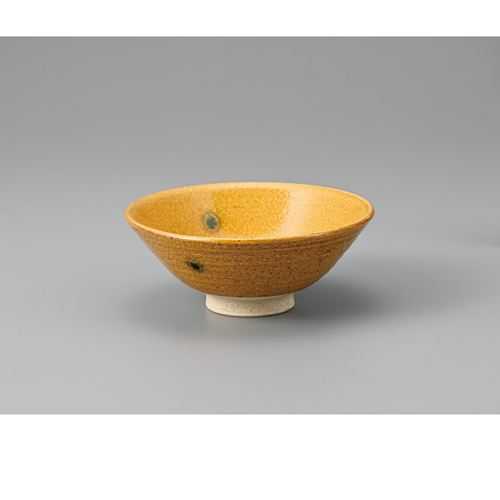 抹茶碗 - 黄瀬戸ひら抹茶碗/業務用/新品/小物送料対象商品