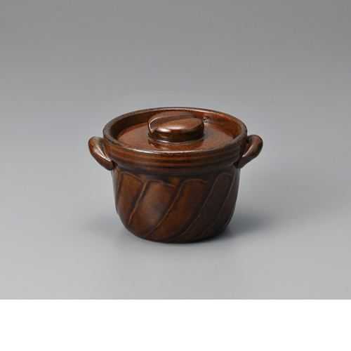 ■商品説明■商品名：アメ釉捻りご飯鍋1合炊メーカー品番：384-219お届け数：1サイズ(cm)：口径14.5×17×11(身10.5)素材：陶器【配送料について】【ご注意】画面上の色はブラウザやご使用のパソコンの設定により実物と異なる場合があります。
