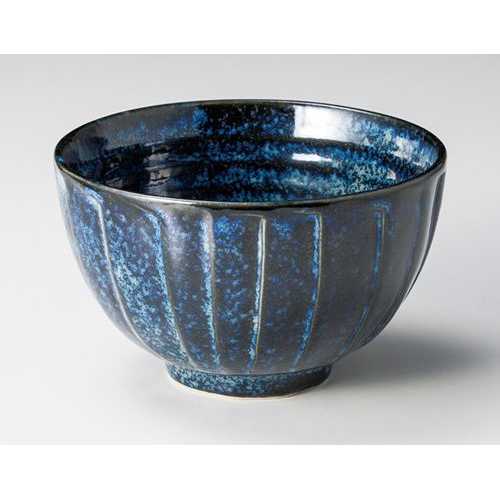 Ramen Bowls - 窯変紺ソギ多用丼/業務用/新品/小物送料対象商品