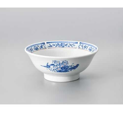 Ramen Bowls - 新藍花鳥6.8高台丼/業務用/新品/小物送料対象商品
