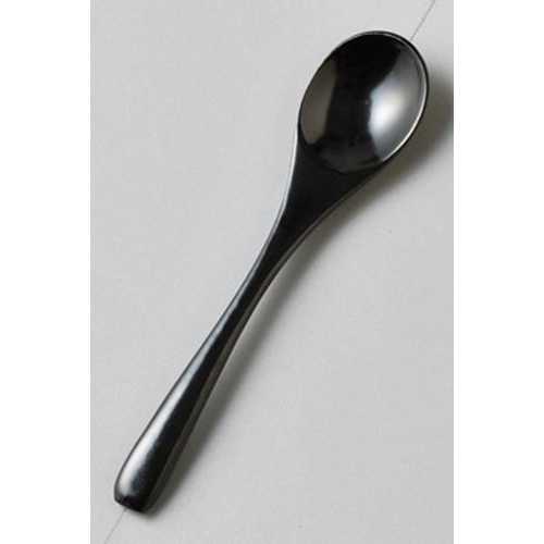 Spork - 本漆茶碗蒸スプーン(黒)/業務用/新品/小物送料対象商品