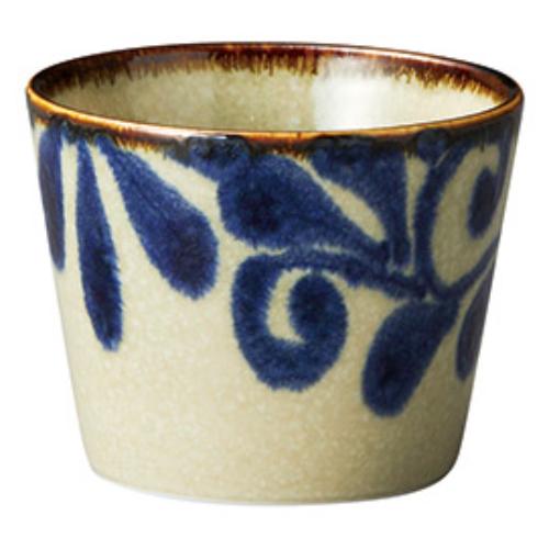 026-E045 琉球るり唐草 そば千代口 φ8.2×6.3(cm)/10入り/業務用/新品/小物送料対象商品