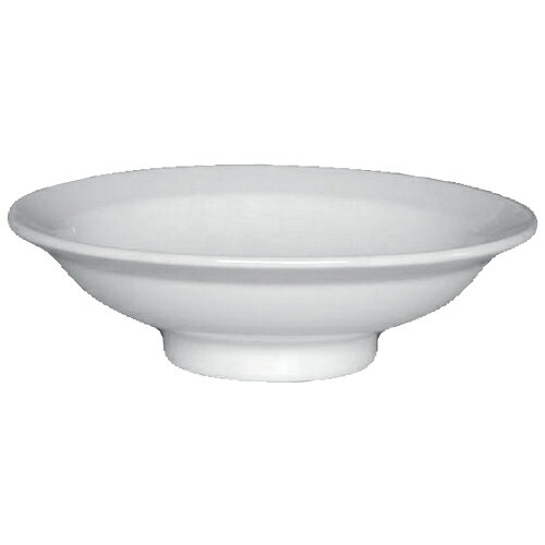 日式餐具 - ラーメン丼 白 丸6寸高台皿 10枚入 /業務用/新品/小物送料対象商品