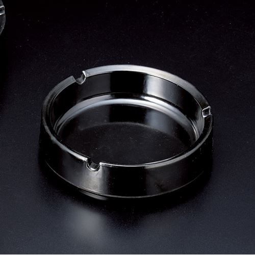 灰皿 黒 (中)/業務用/新品/小物送料対象商品