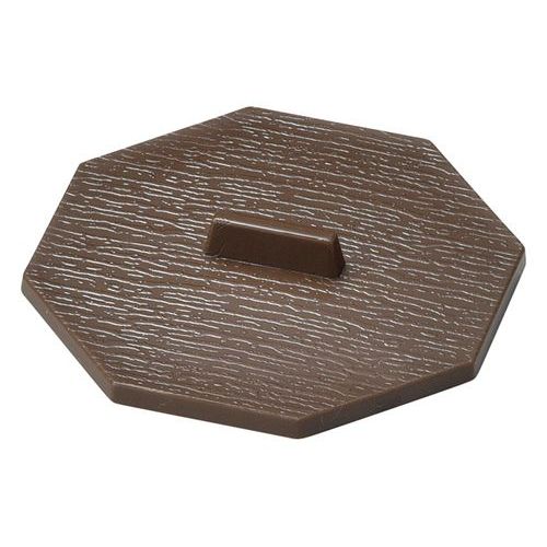 耐熱むし椀(小)用 蓋 茶 (5個入) /業務用/新品/小物送料対象商品