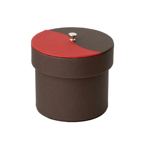 トイレットペーパーケース (丸型)筒状 蓋付き MM-U/ブラウン&レッド/業務用/新品/小物送料対象商品 トイレットペーパーケース (丸型)筒状 蓋付き MM-U/ブラウン&レッド/業務用/新品/小物送料対象商品