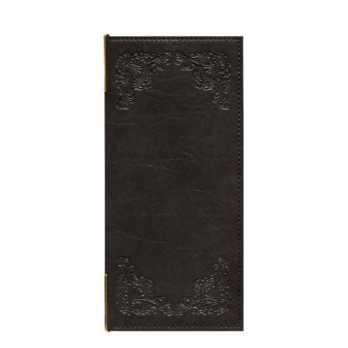 メニューブック(縦長) ♯960A/黒/業務用/新品/※総額15000円以上購入で送料無料